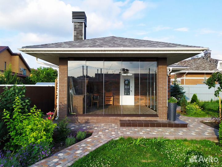 Остекление террасы и веранды беседки