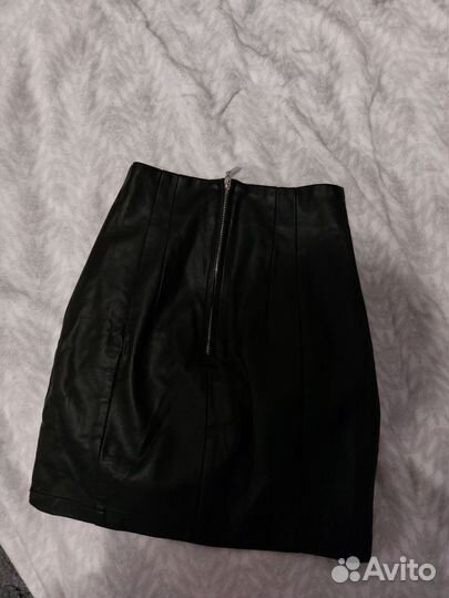Кожаная юбка