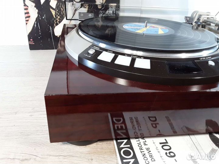 Проигрыватель винила Denon DP-60L. Made in Japan