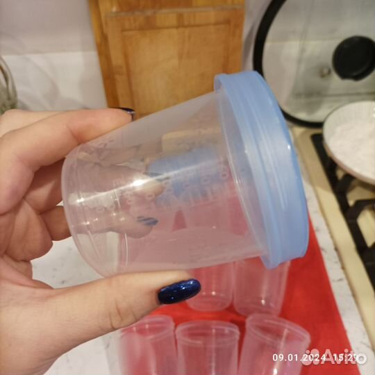 Набор контейнеров для грудного молока avent