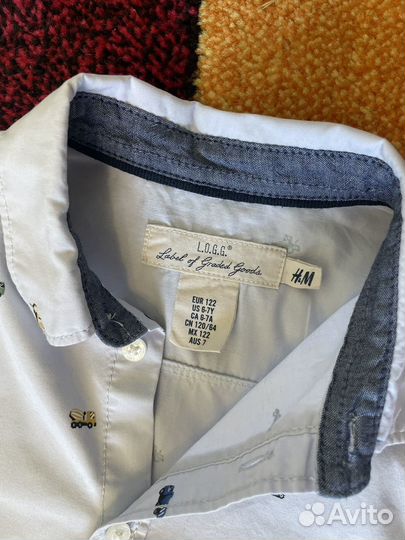 Рубашка hm 122 размер
