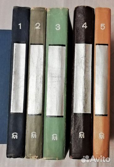 Библиотека приключений, 1962г.,1965г. (в 5 томах)