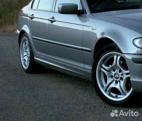 Пороги M tech для BMW 3 E46