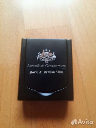 1 доллар Австралии 2015 г, кенгуру, серебро