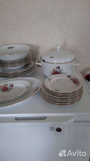 Часть столового сервиза СССР Чехословакия