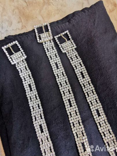 Ремень пояс женский из камней