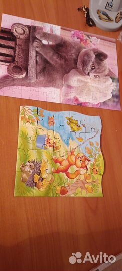 Пакет пазлов,мемо, книг