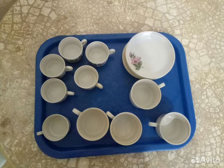 Блюдца и чашки СССР