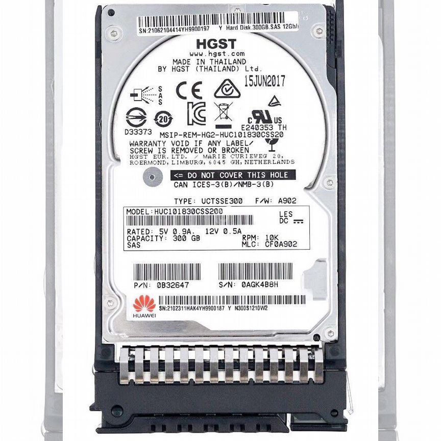 [02311HAK] Жесткий Диск Huawei 300gb Sas 2,5" Hdd 02311hak