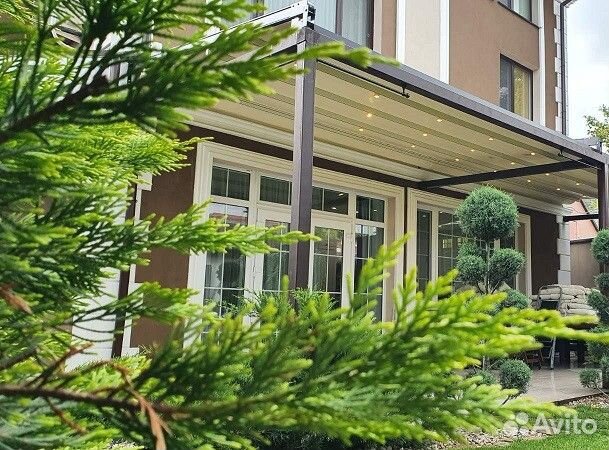 Террасная пергола на автоматическом управлении