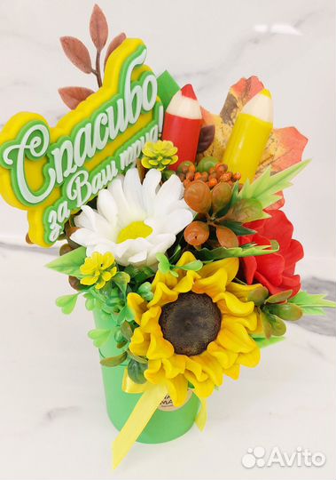 Цветы из мыла