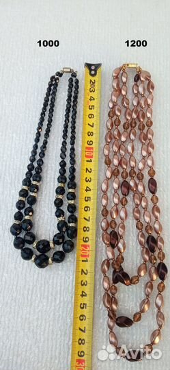 Бусы серьги клипсы