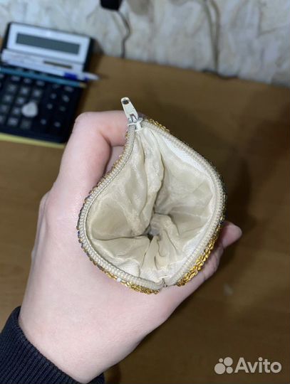 Голубой медведь из бисера