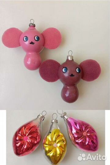 Елочные игрушки СССР