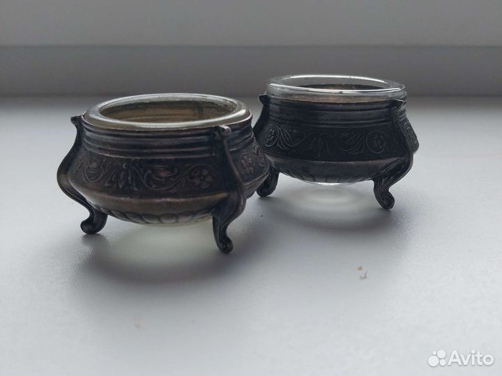 Солонка мельхиоровая СССР