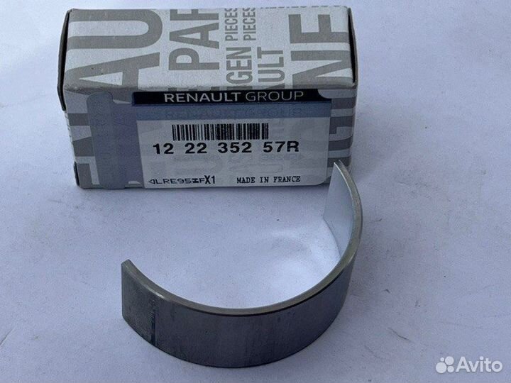 Вкладыш коренной нижний Renault Nissan LADA Dacia