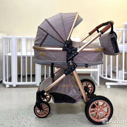 Детская коляска-трансформер 2в1 Lux mom
