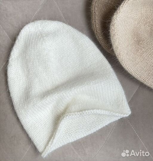 Шапка из пуха норки бини