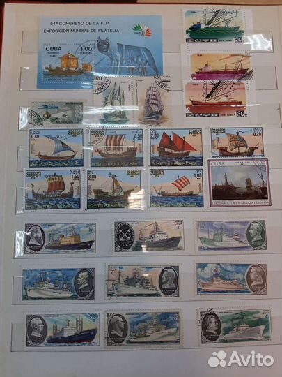 Марки почтовые СССР, блоки, сцепки