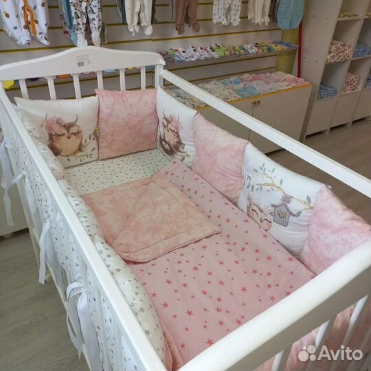 Детский комплект постельного белья из подушечек