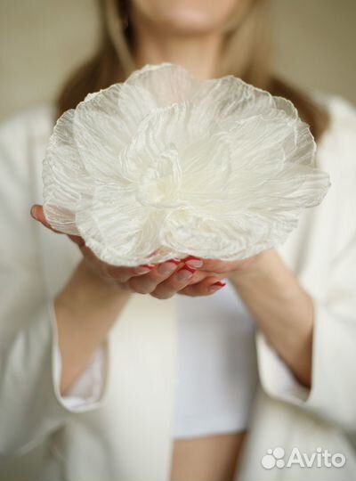 Брошь Роза/Брошь Роза для одежды/Заколка для волос