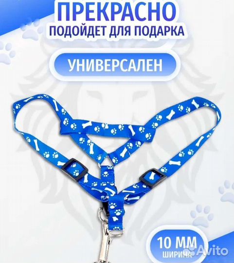 Поводок-шлейка для кошек и мелких пород собак