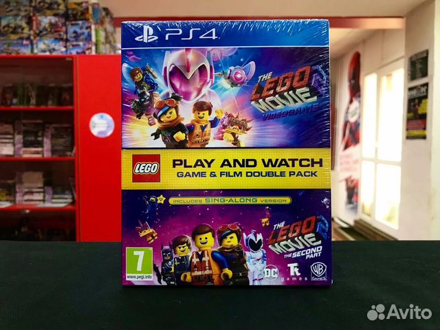 Диск PS4 Lego The Movie + Мультик (Новый)