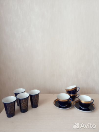 Чайные чашки лфз, стаканы(Бронницы) -4шт