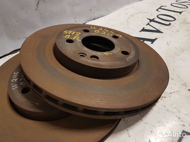 Тормозной диск передний Мерседес A169 W169 W245