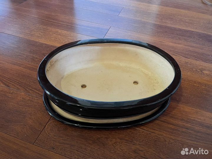 Большой керамический горшок для цветов 49/36/13