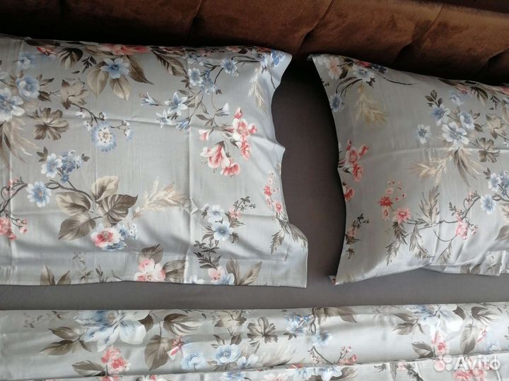 Постельное белье сатин евро размер