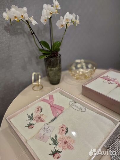 Набор подарочных полотенец Турция 