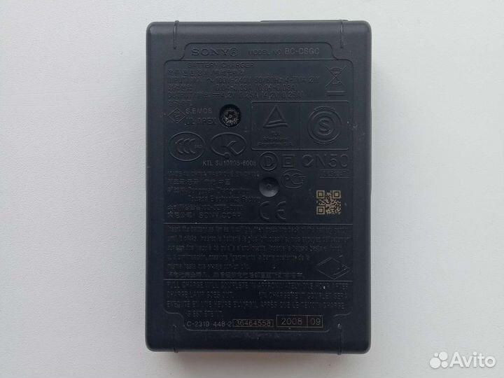 Зарядное BC-csgc для фотоаппарата sony