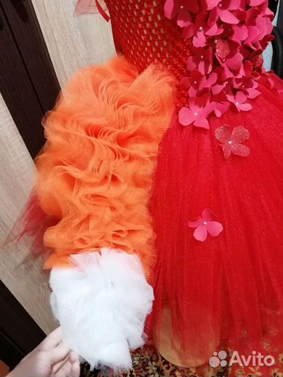 Платье лисички