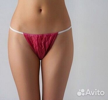 Трусы бикини женские бордовые спандбонд 25 шт/уп