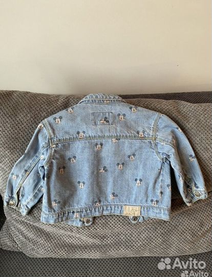 Джинсовая куртка zara 80