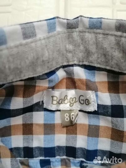 Рубашка на мальчика 86 размер