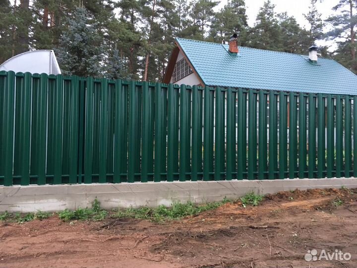 Установка заборы