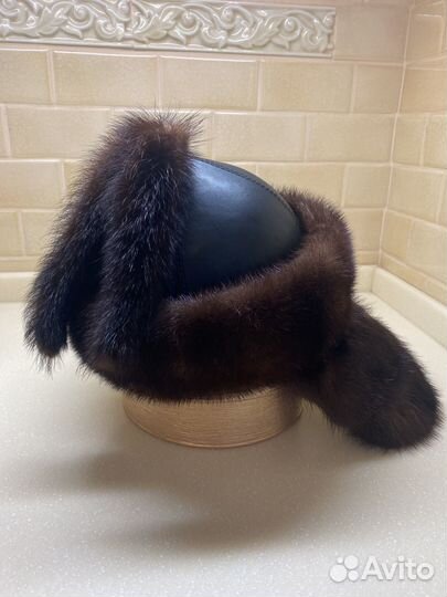 Шапка норковая женская новая 56-58 р