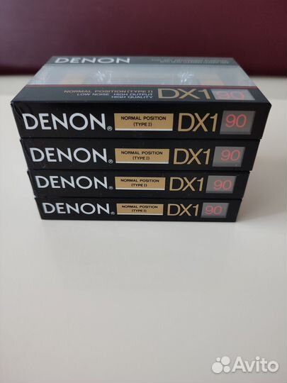 Аудиокассеты новые запечатанные denon DX1 90