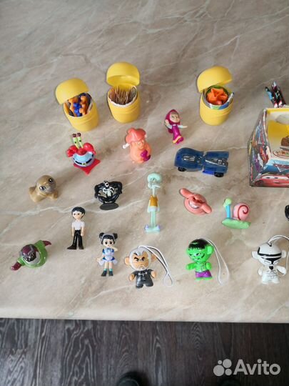 Игрушки из киндер 90г