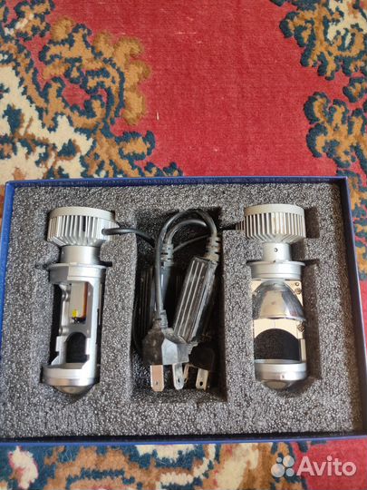 Диодные лампы h4 и птф на ладу гранту