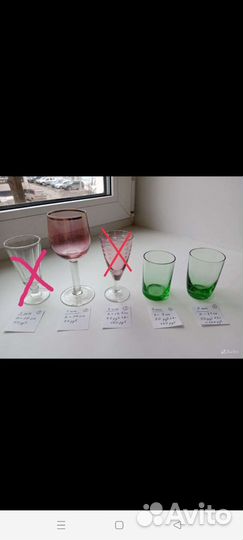 Рюмки, стопки, стаканы СССР