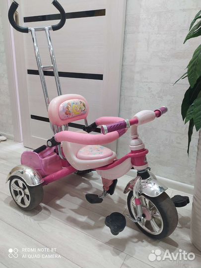 Детский велосипед с ручкой бу