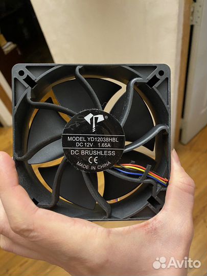 Новый Кулер 120мм для Asic S9/L3