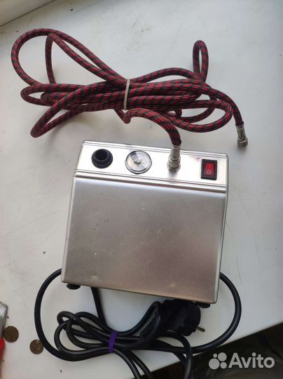 Аэрограф и компрессором