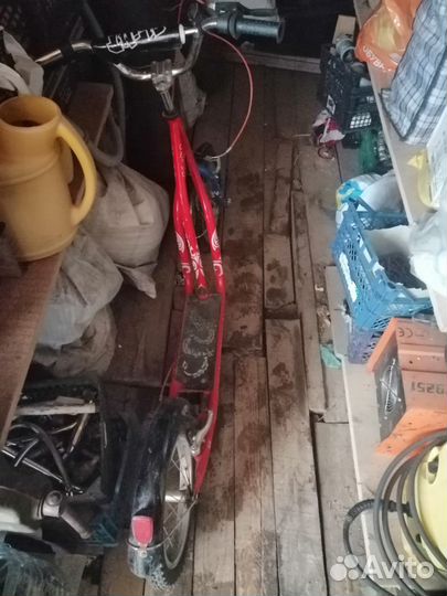 Велосипед и самокат