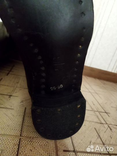 Сапоги офицерские хромовые новые СССР 43 размер