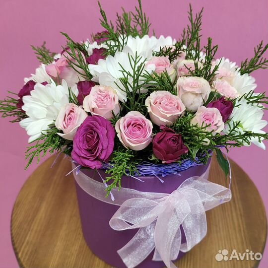 Цветы в коробке 594 (вн)