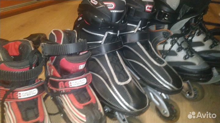 Ролики 3 пары вместе